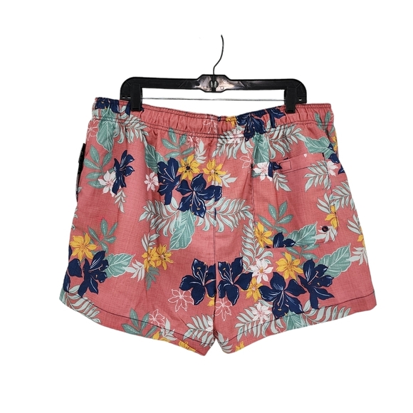 Speedo Men's Hawaiian Floral Redondo Volley Swim Trunks - XXL - Picture 6 of 9